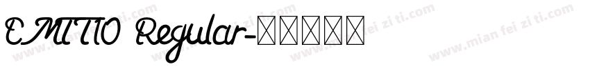 CMTT10 Regular字体转换